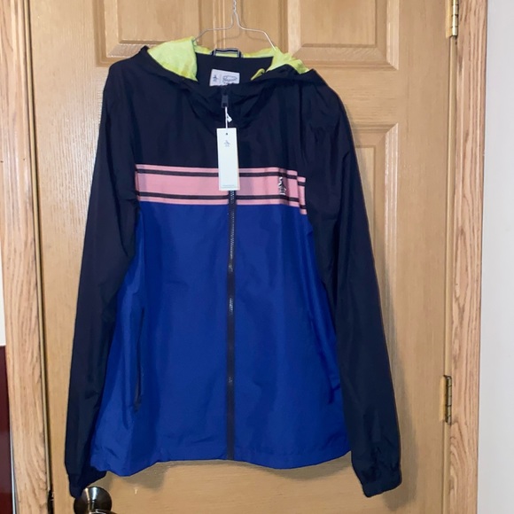 🆕 ORIGINAL PENGUIN WINDBREAKER JACKET - Picture 2 of 7
